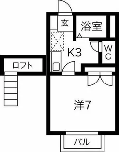 柴田ハイツA【2階】の間取り