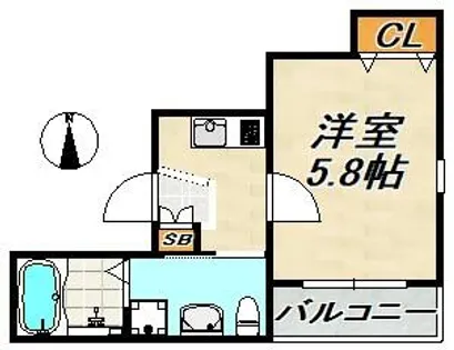 NET-K神戸西【3階】の間取り