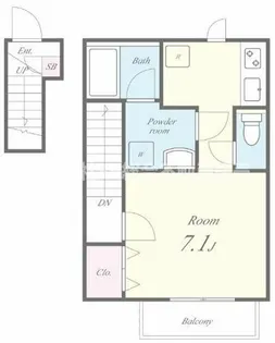 ラフォーレ末広【1階】の間取り