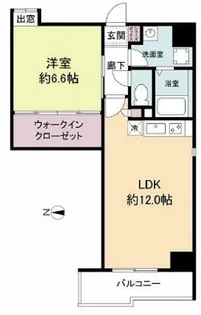 レジディア堺筋本町【10階】の間取り