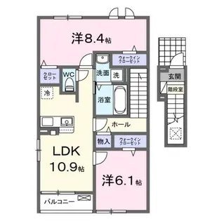 宙【2階】の間取り