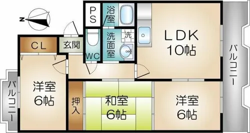 メゾン辻【3階】の間取り
