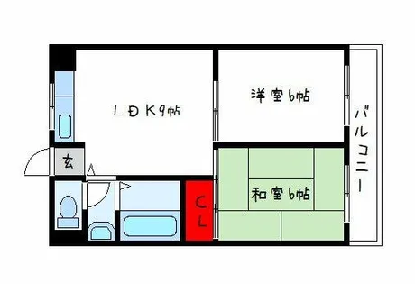 シャトーレーヌ【3階】の間取り