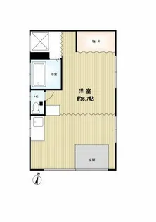 光マンション【1階】の間取り