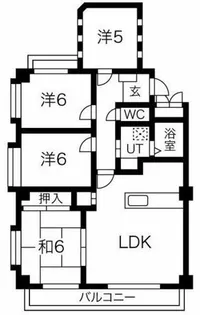 キャトルセゾン藤が丘【2階】の間取り