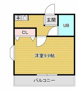 ハイツスミトク【2階】の間取り