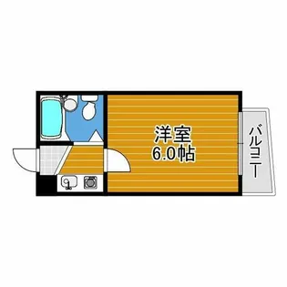 1Kの間取り画像