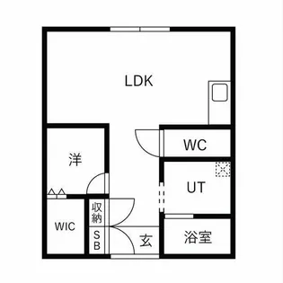 清城ハイツ【101号室】の間取り