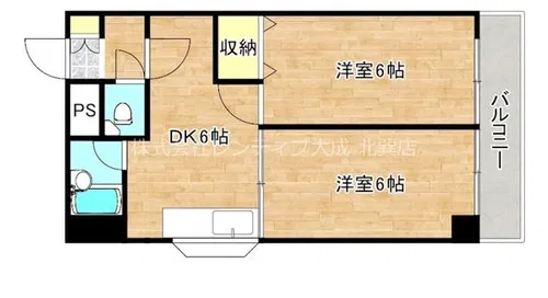 ランド雅【3階】の間取り