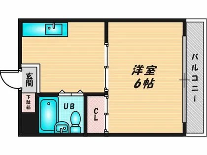 コーポ南野【1階】の間取り