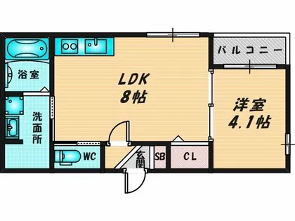 Le Grand Lotus【3階】の間取り
