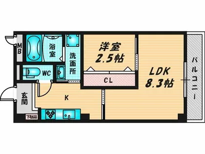 K.bld【3階】の間取り