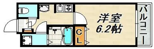 アビデ西町【1階】の間取り