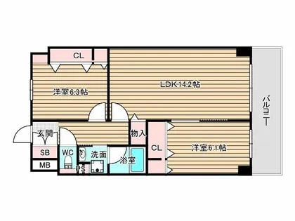 GranEbis【4階】の間取り