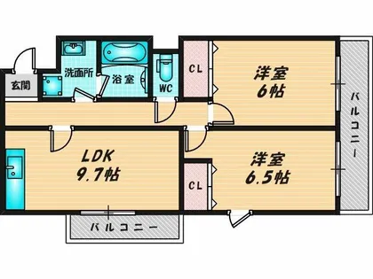 ルディシアコート【5階】の間取り