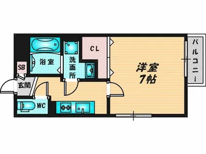 トレーデ【3階】の間取り