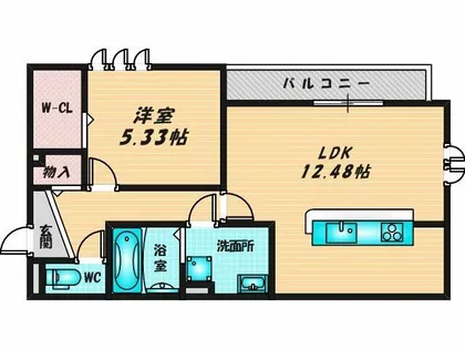 Present Well【1階】の間取り