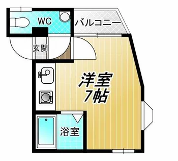 プロスペロスイシイ【3階】の間取り