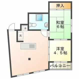 ソレイユ王塚台【2階】の間取り