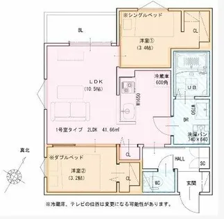 REGALEST-KLC塚本【3階】の間取り