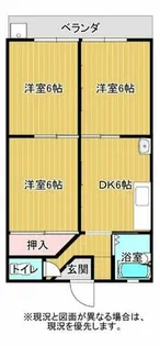 グランシエル秋月【2階】の間取り