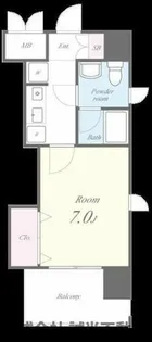 サンスクエア【7階】の間取り