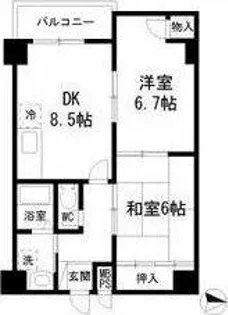 エスペランサ西杉【3階】の間取り