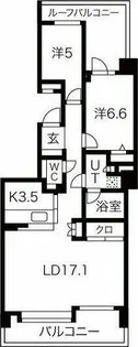 東桜シティハウス【2階】の間取り