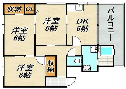 ユーガーデン【3階】の間取り
