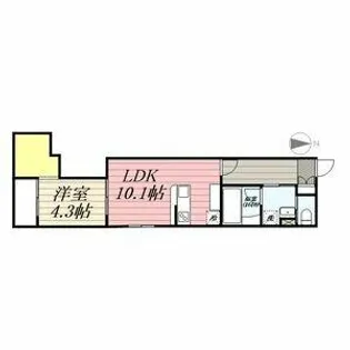 FSあじまテラス【102号室】の間取り