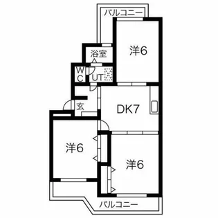シエラ光が丘 A棟【2階】の間取り