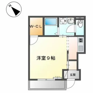 コンフォート K.S【1階】の間取り