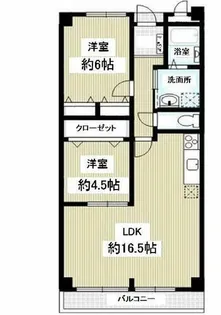 アメニティ高槻【3階】の間取り