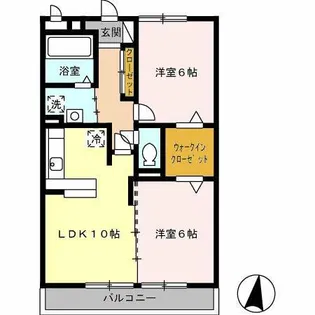 ラピュタ【301号室】の間取り
