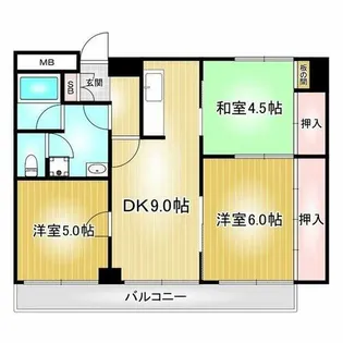 シンエーハイツ千種【3階】の間取り