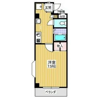 クオーレ前山【2階】の間取り