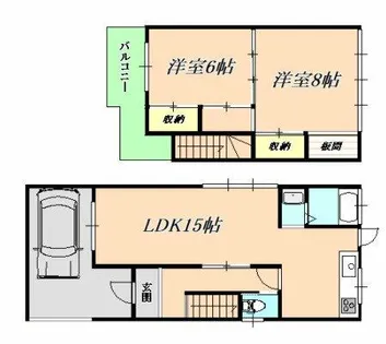 兵庫県神戸市垂水区高丸1丁目【一戸建】の間取り