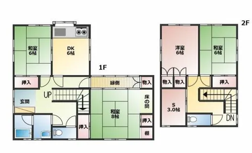 兵庫県神戸市西区富士見が丘1丁目【一戸建】の間取り