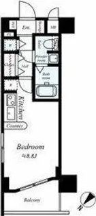 サムティ大阪WESTグランジール【4階】の間取り