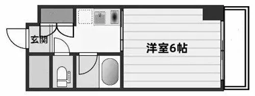 セレッソコート梅田東【5階】の間取り