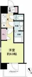 エスリードレジデンス大阪WEST【10階】の間取り