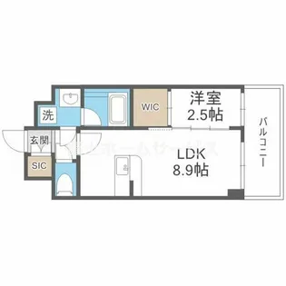 セレニテ新大阪グランデ シュッド【11階】の間取り