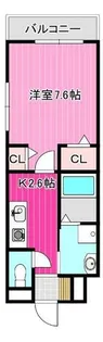 奈良県磯城郡田原本町-【アパート】の間取り