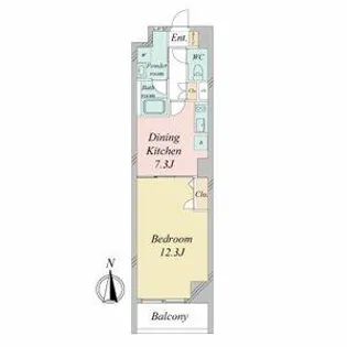 BSレジデンス栄【9階】の間取り