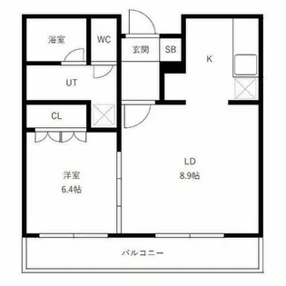 キャストビル豊田【302号室】の間取り