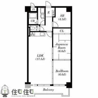 パーク梅盛【4C号室】の間取り