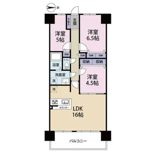 グレーシィ須磨アルテピアⅢ番街2期棟(0006146)【10階】の間取り