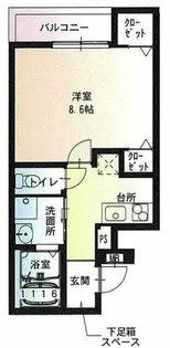 フジパレス堺北長尾ウエスト【302号室】の間取り