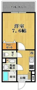 EXハイツ南新町【3階】の間取り