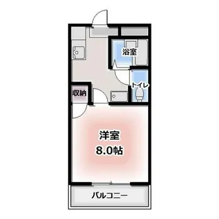 ハイツエルム【1階】の間取り